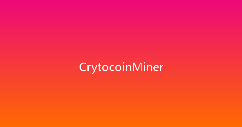 CrytocoinMiner 