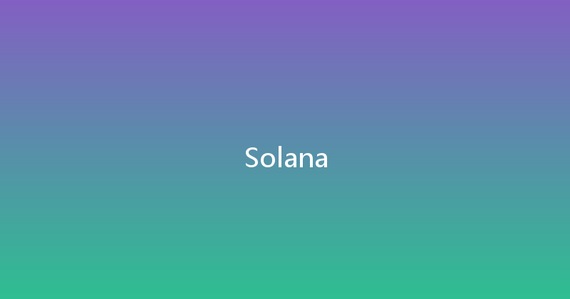 Solana 