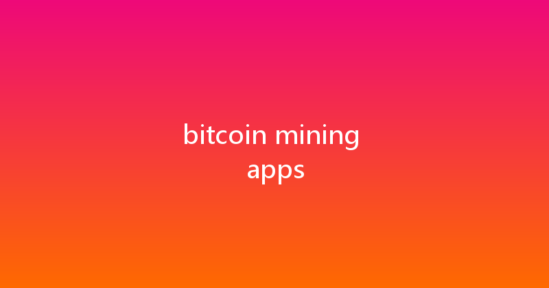 bitcoin mining apps 