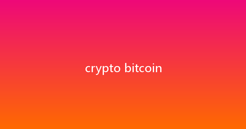 crypto bitcoin 