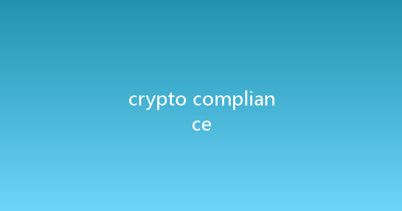 crypto compliance 