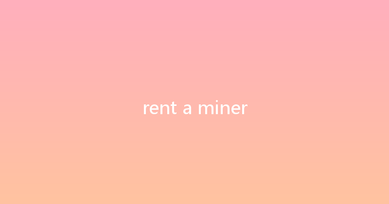 rent a miner 