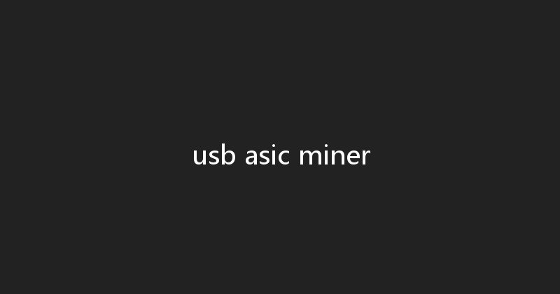 usb asic miner 